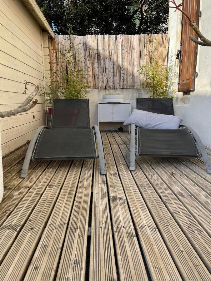 Rdc De Maison Avec Terrasse Barbecue Toulon Eksteriør billede